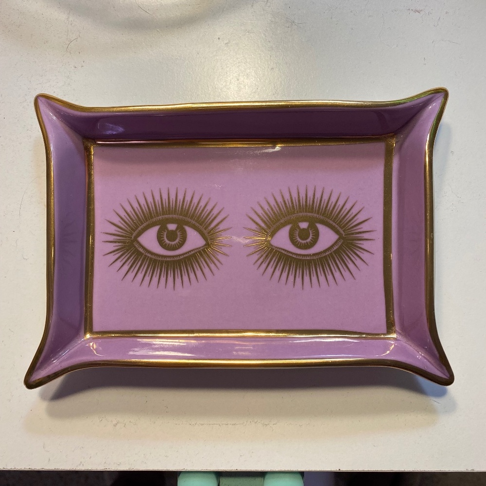 Jonathan Adler Eyes Trinket Valet Tray